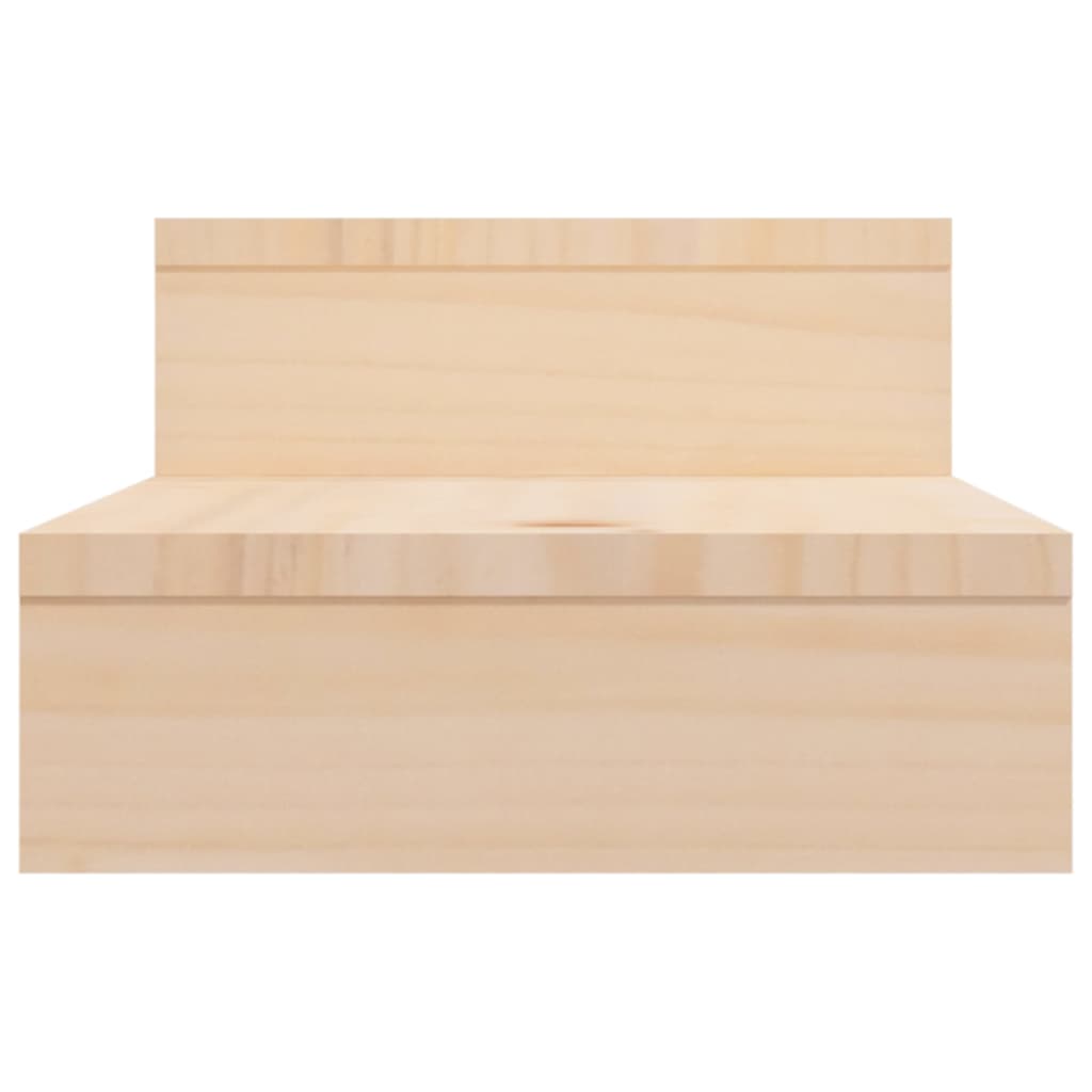 Skärmställ (52-101)x22x14 cm massiv furu