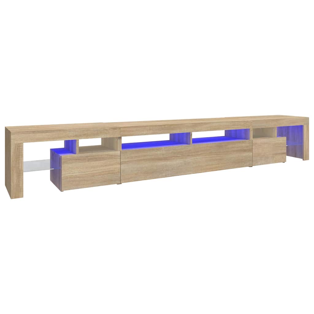 TV-bänk Med LED-belysning