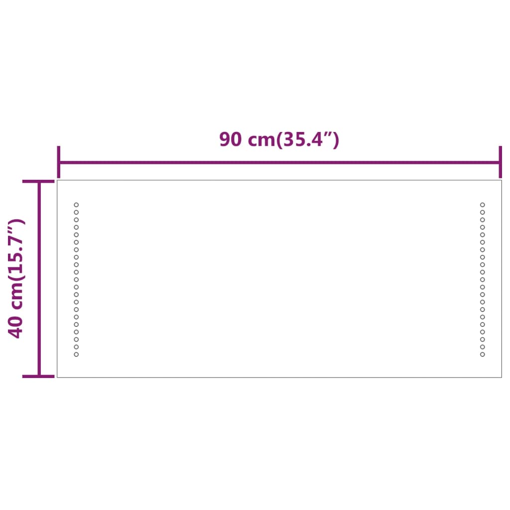 Badrumsspegel LED