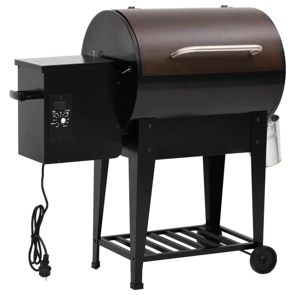 Pelletsgrill med hylla