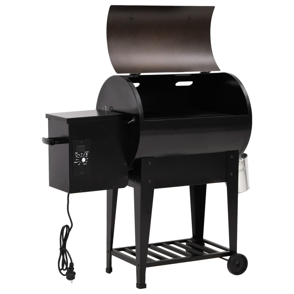 Pelletsgrill med hylla