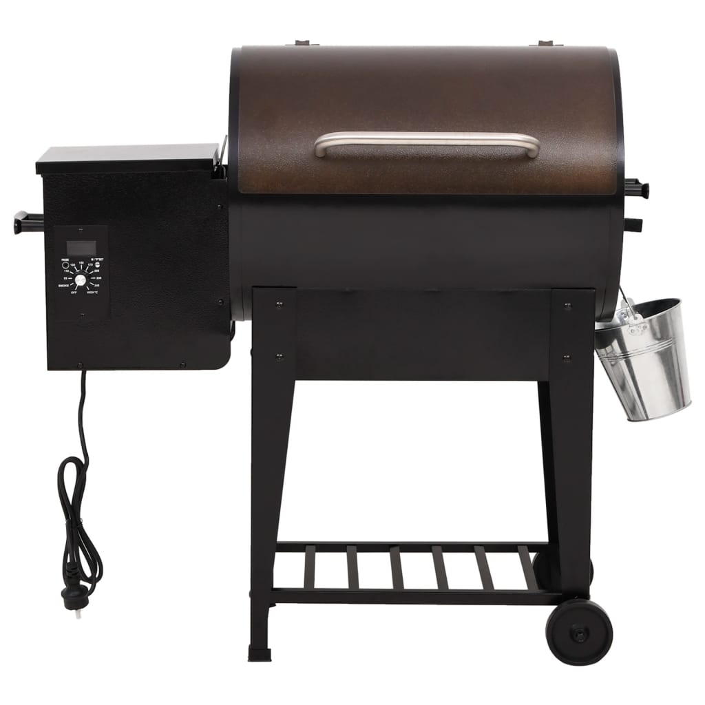Pelletsgrill med hylla