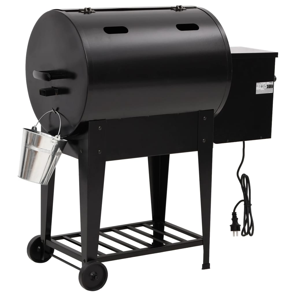 Pelletsgrill med hylla