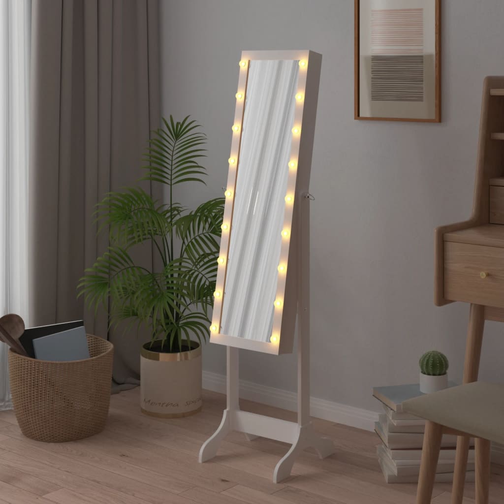 Fristående Spegel Med LED