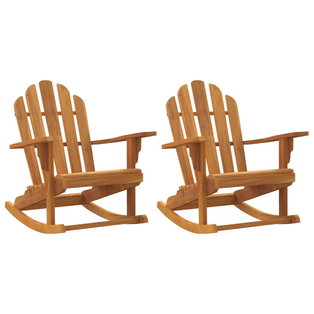 Gungstol för trädgården adirondack massiv teak