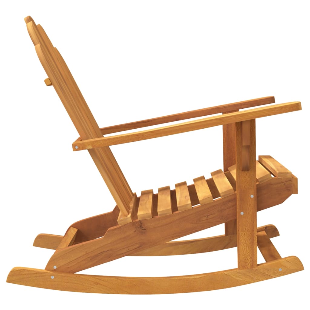 Gungstol för trädgården adirondack massiv teak