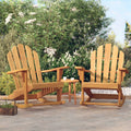 Gungstol för trädgården adirondack massiv teak