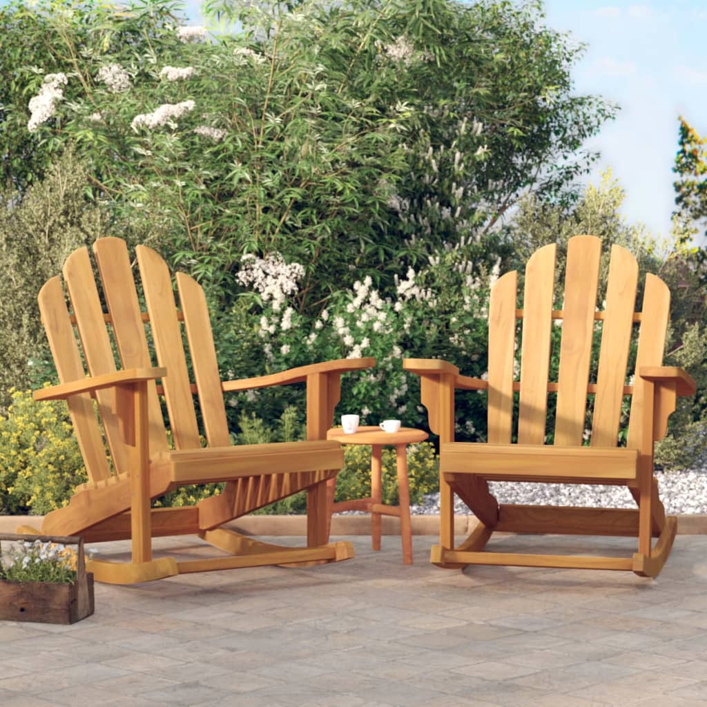 Gungstol för trädgården adirondack massiv teak