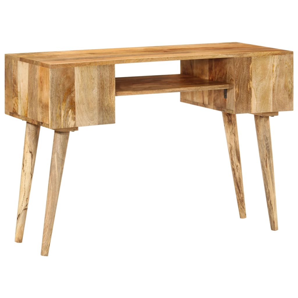 Skrivbord med lådor massivt mangoträ