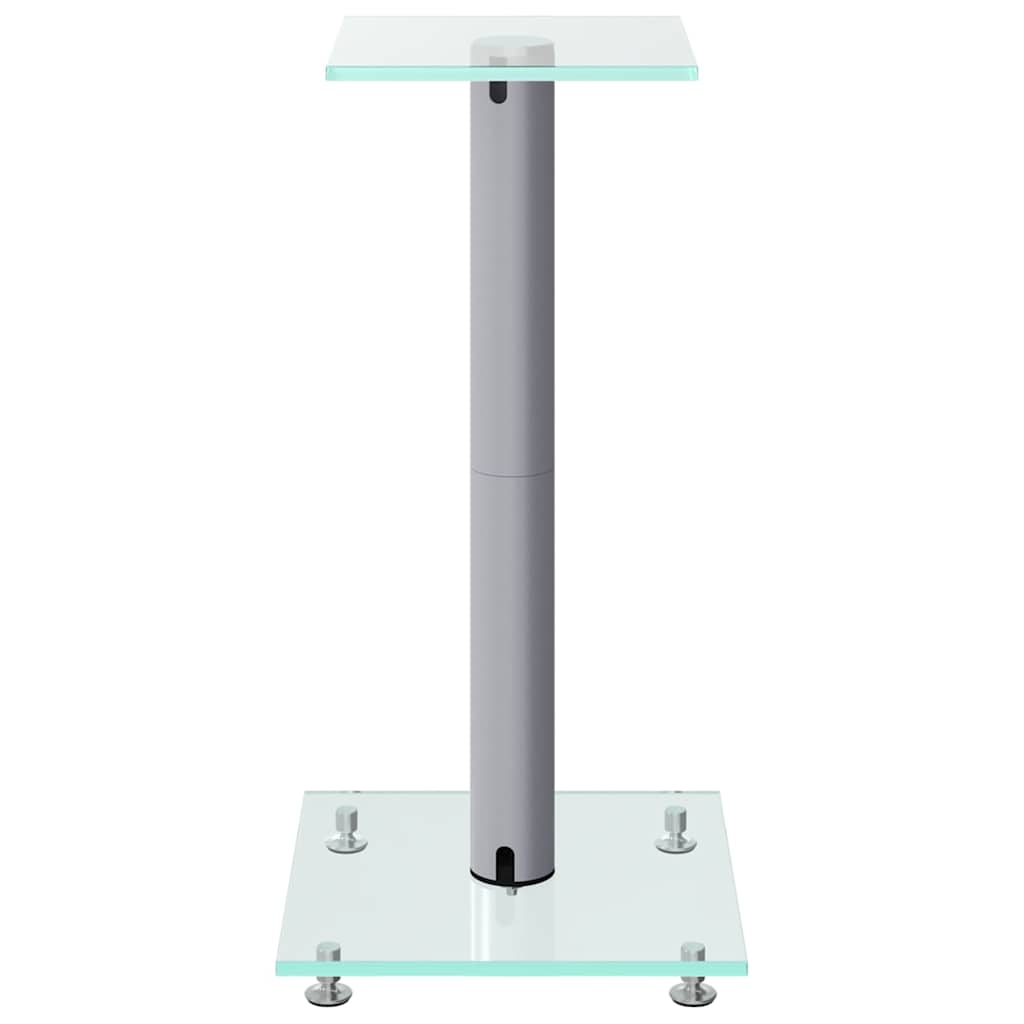 Högtalarstativ härdat 1-pelardesign