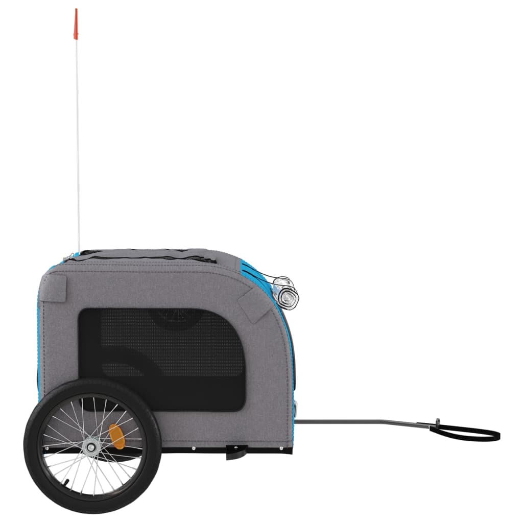 Cykelvagn för djur och oxfordtyg