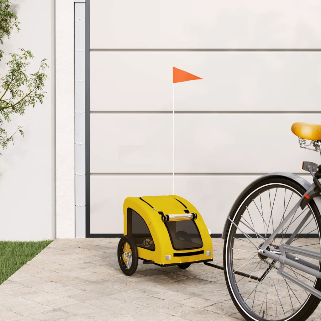 Cykelvagn för djur oxfordtyg