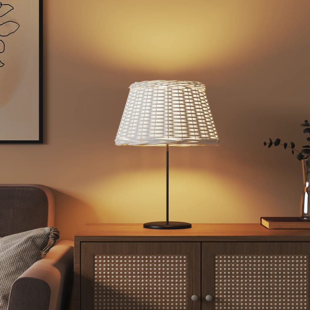 Lampskärm Ø50x20 cm korgmaterial
