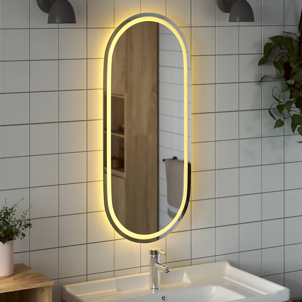 Badrumsspegel LED Oval
