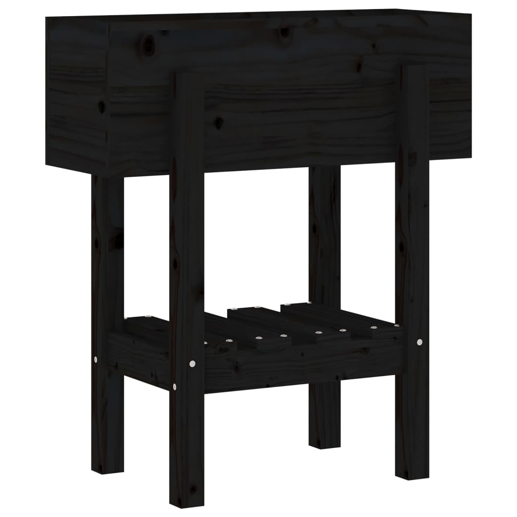 Odlingslåda Svart 360x80x40 Cm Stål