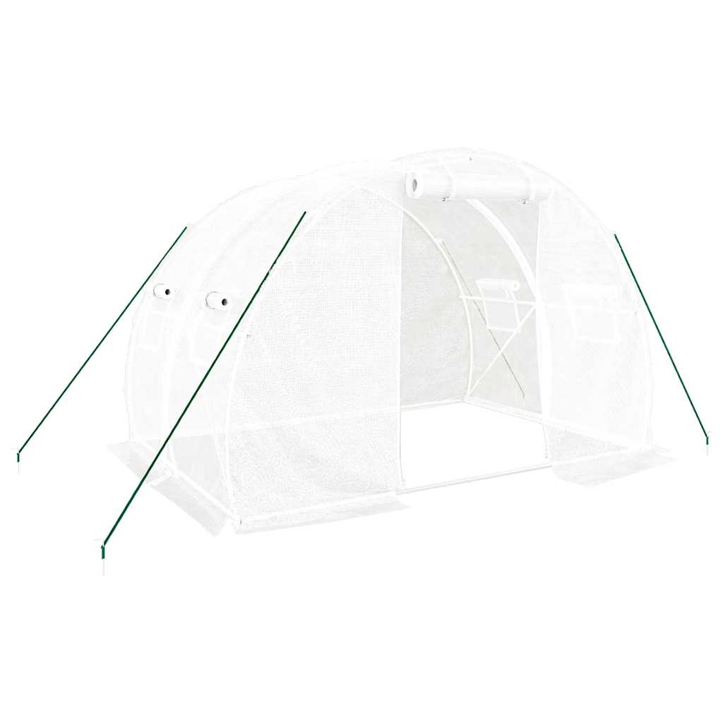Växthus med stålram 6 m²