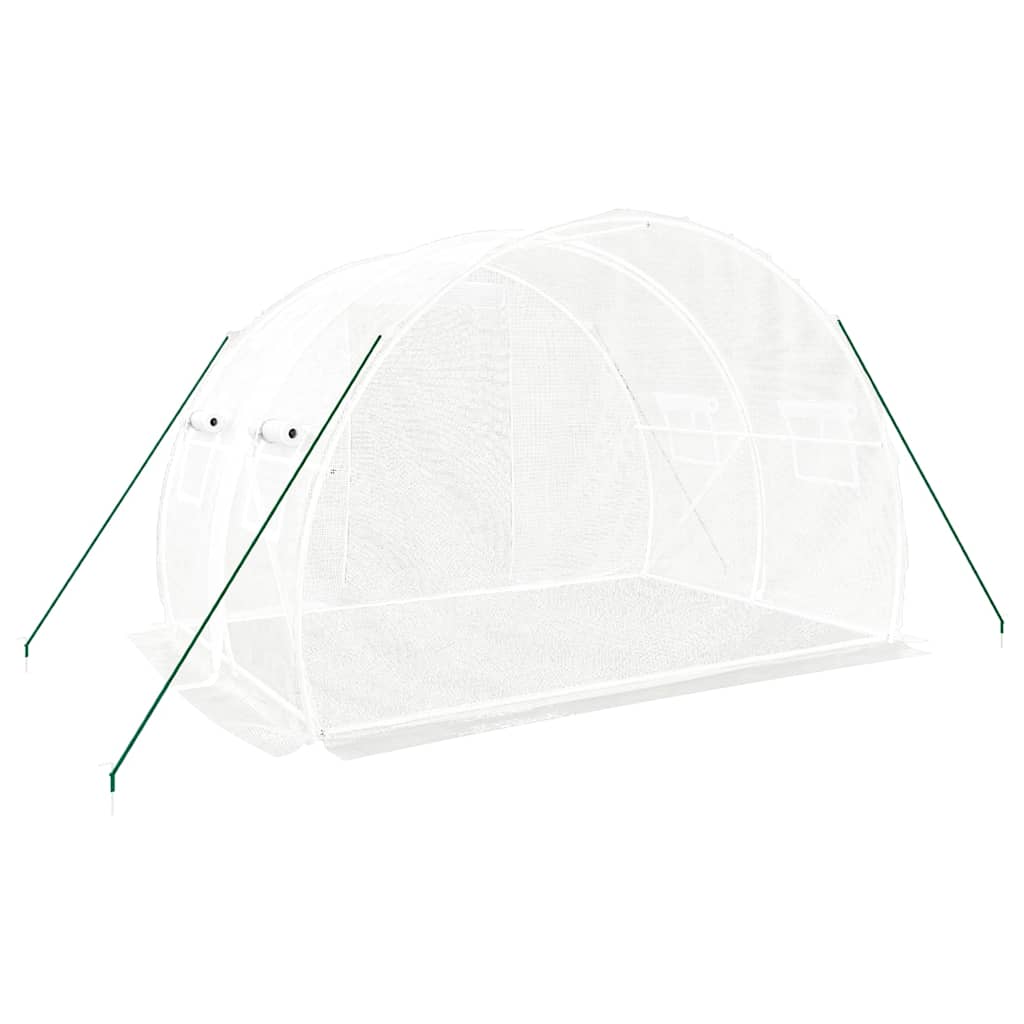 Växthus med stålram 6 m²
