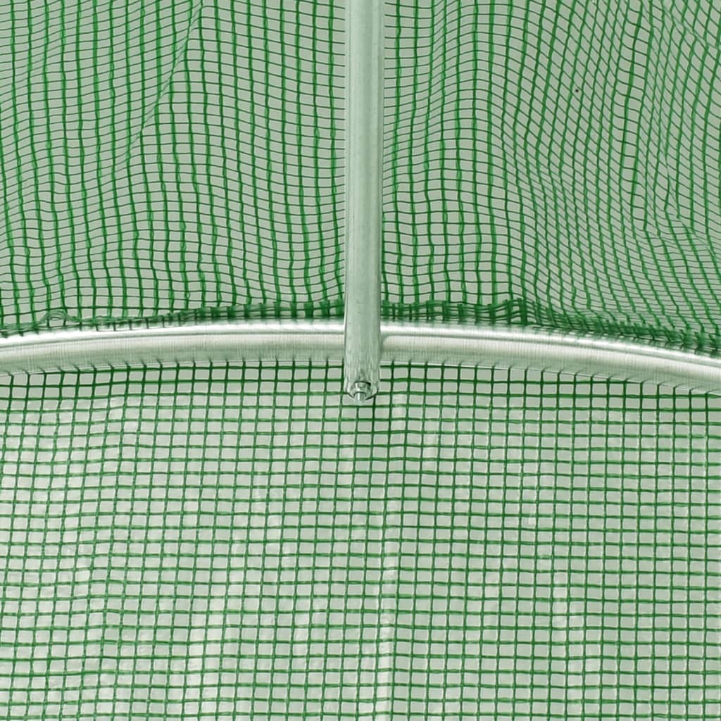 Växthus med stålram 10 m²