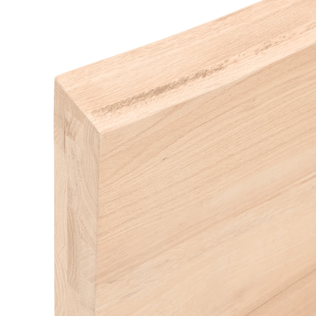 Bänkskiva för badrum 40x30x(2-6) cm obehandlat massivt trä