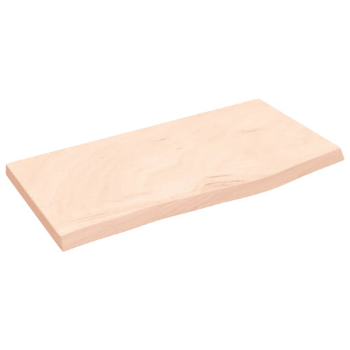 Bänkskiva för badrum 60x30x(2-4) cm obehandlat