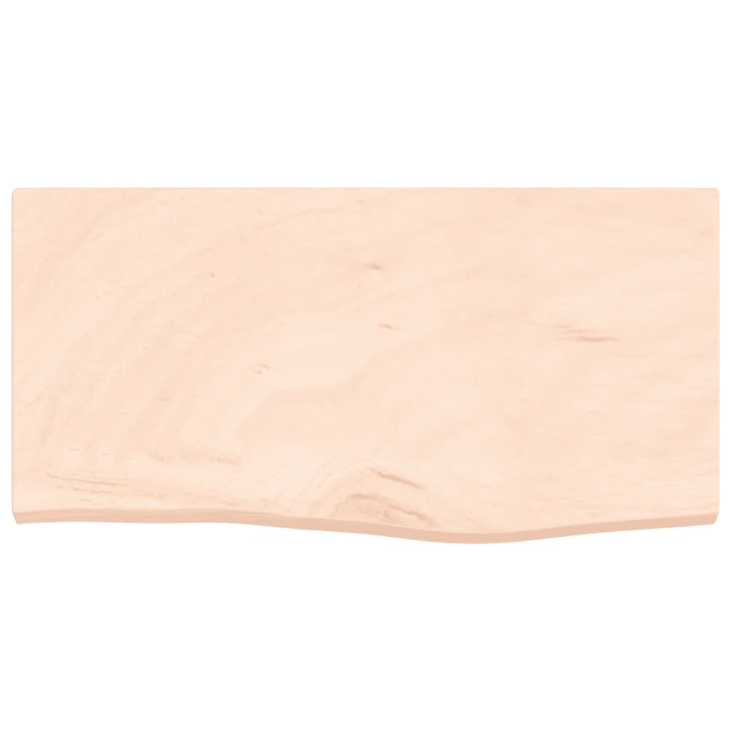 Bänkskiva för badrum 60x30x(2-4) cm obehandlat