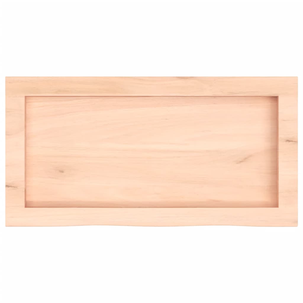 Bänkskiva för badrum 60x30x(2-4) cm obehandlat