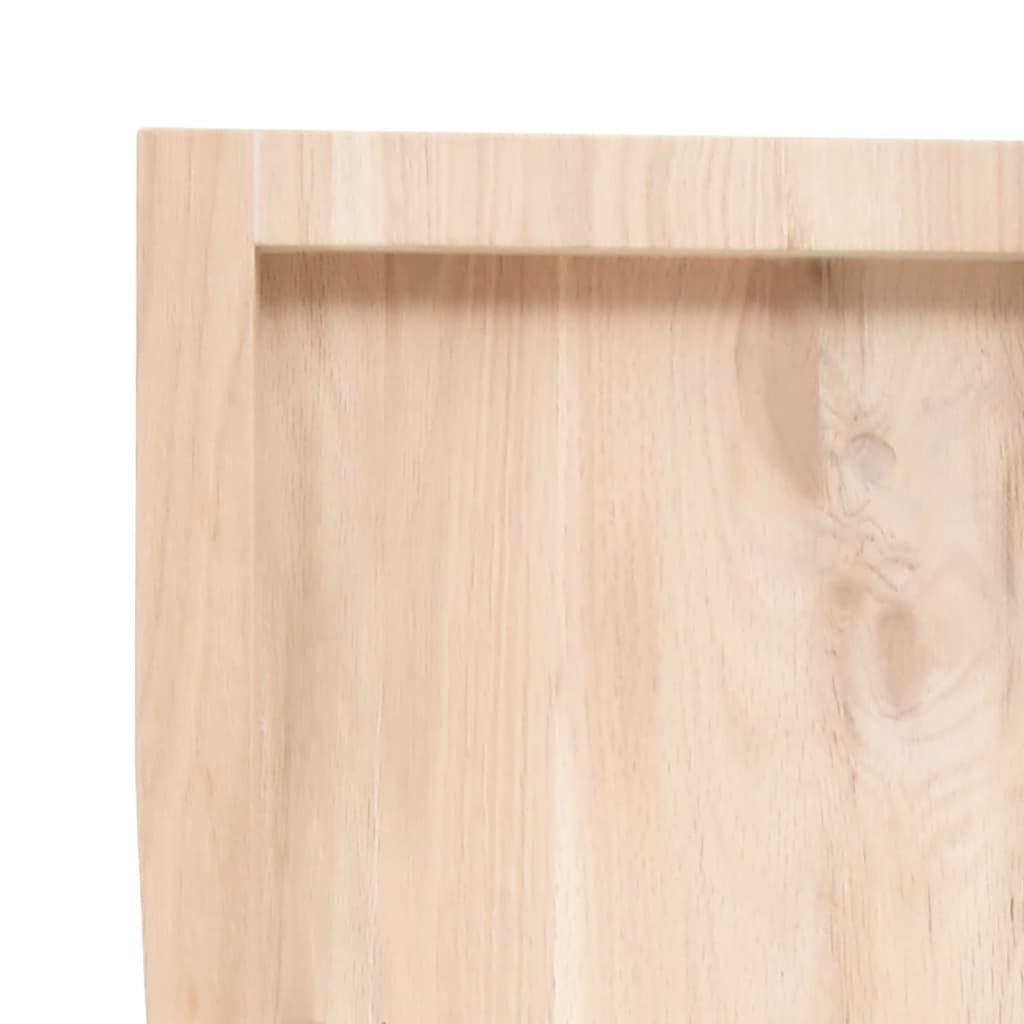Bänkskiva för badrum 60x30x(2-4) cm obehandlat