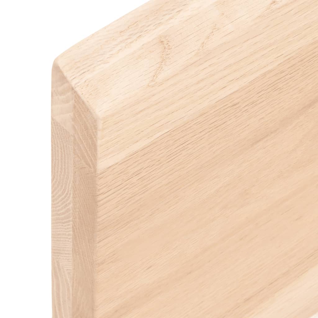 Bänkskiva för badrum 60x30x(2-4) cm obehandlat