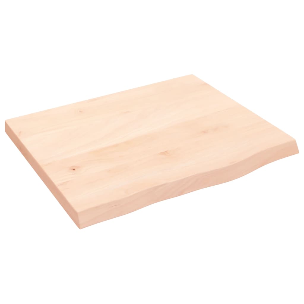 Bänkskiva för badrum 60x50x(2-4) cm obehandlat