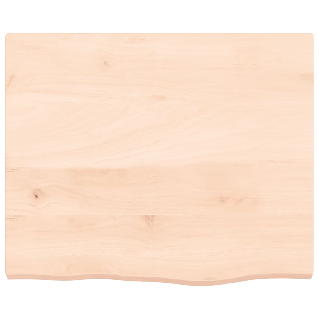 Bänkskiva för badrum 60x50x(2-4) cm obehandlat