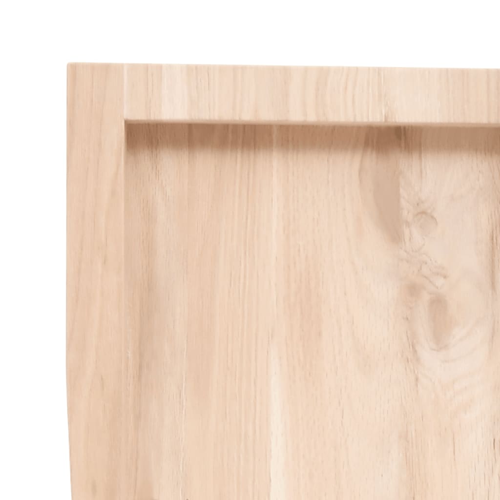 Bänkskiva för badrum 60x50x(2-4) cm obehandlat