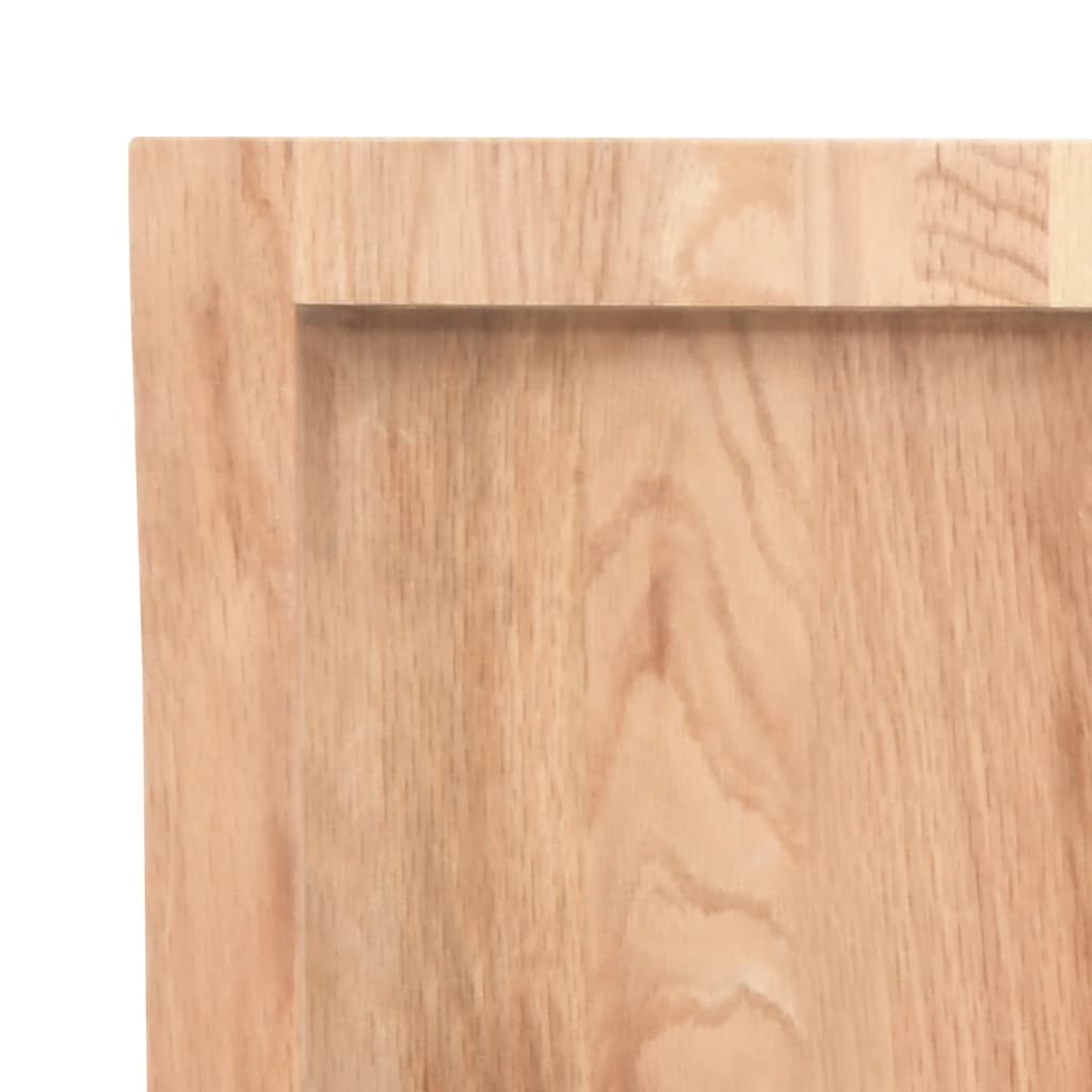 Bänkskiva badrum 40x60x(2-6) cm behandlat massivt trä