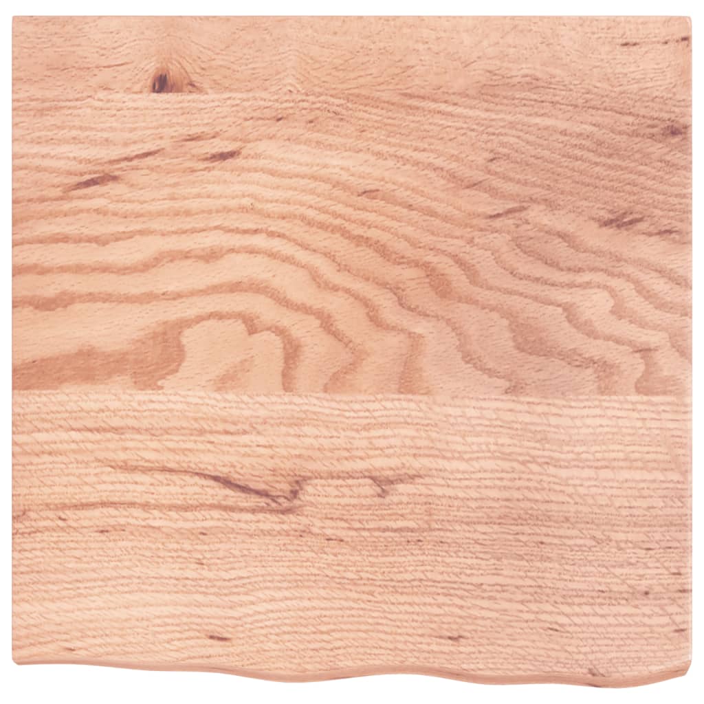 Bänkskiva badrum 60x60x(2-4) cm behandlat massivt trä