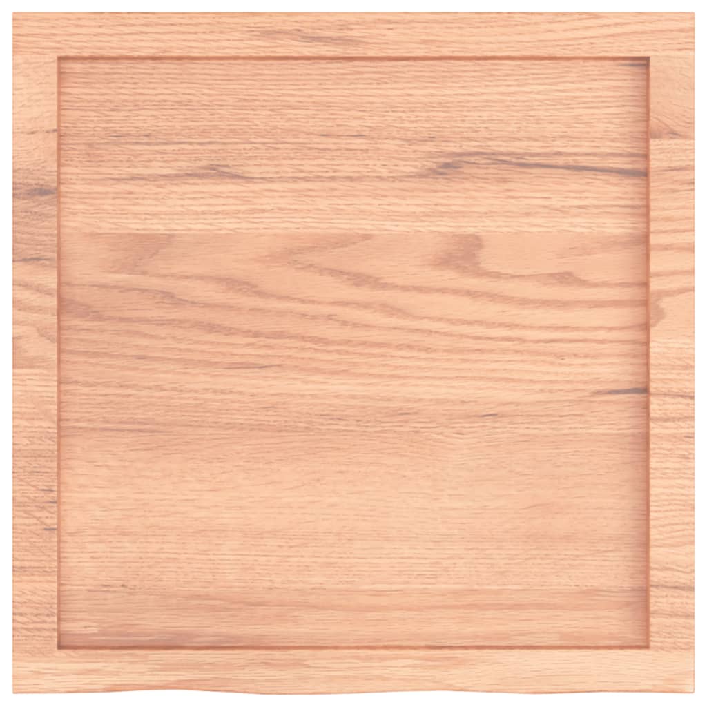 Bänkskiva badrum 60x60x(2-4) cm behandlat massivt trä