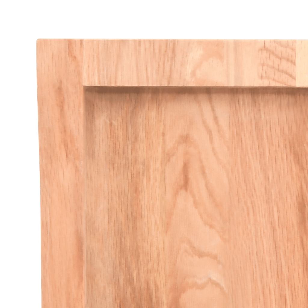 Bänkskiva badrum 200x60x(2-4) cm behandlat massivt trä