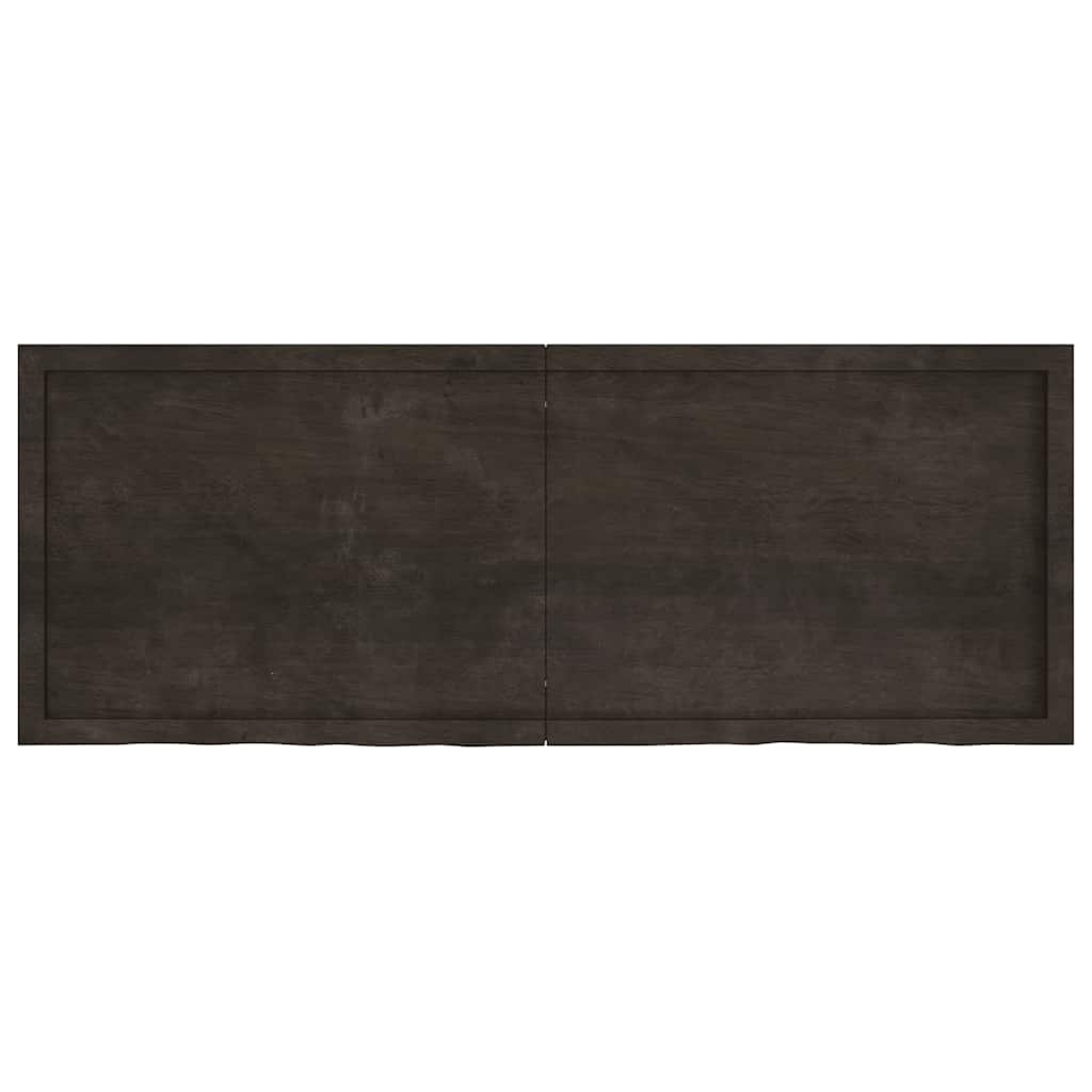 Bänkskiva badrum 160x60x(2-4) cm behandlat massivt trä