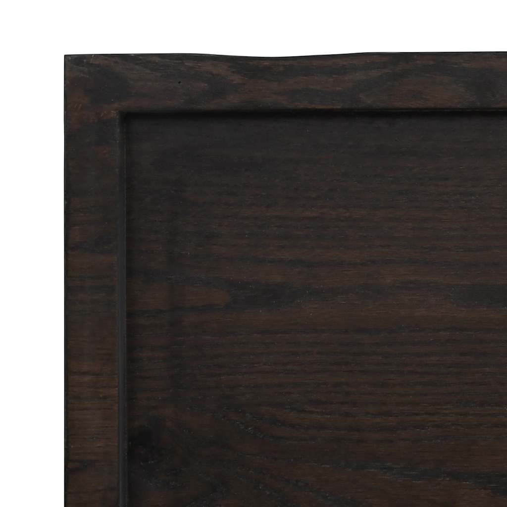 Bänkskiva badrum 160x60x(2-4) cm behandlat massivt trä