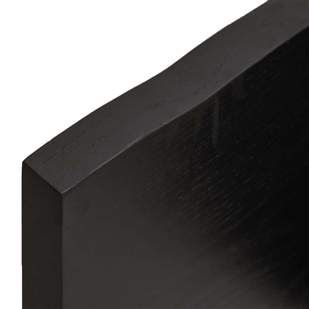 Bänkskiva badrum 160x60x(2-4) cm behandlat massivt trä