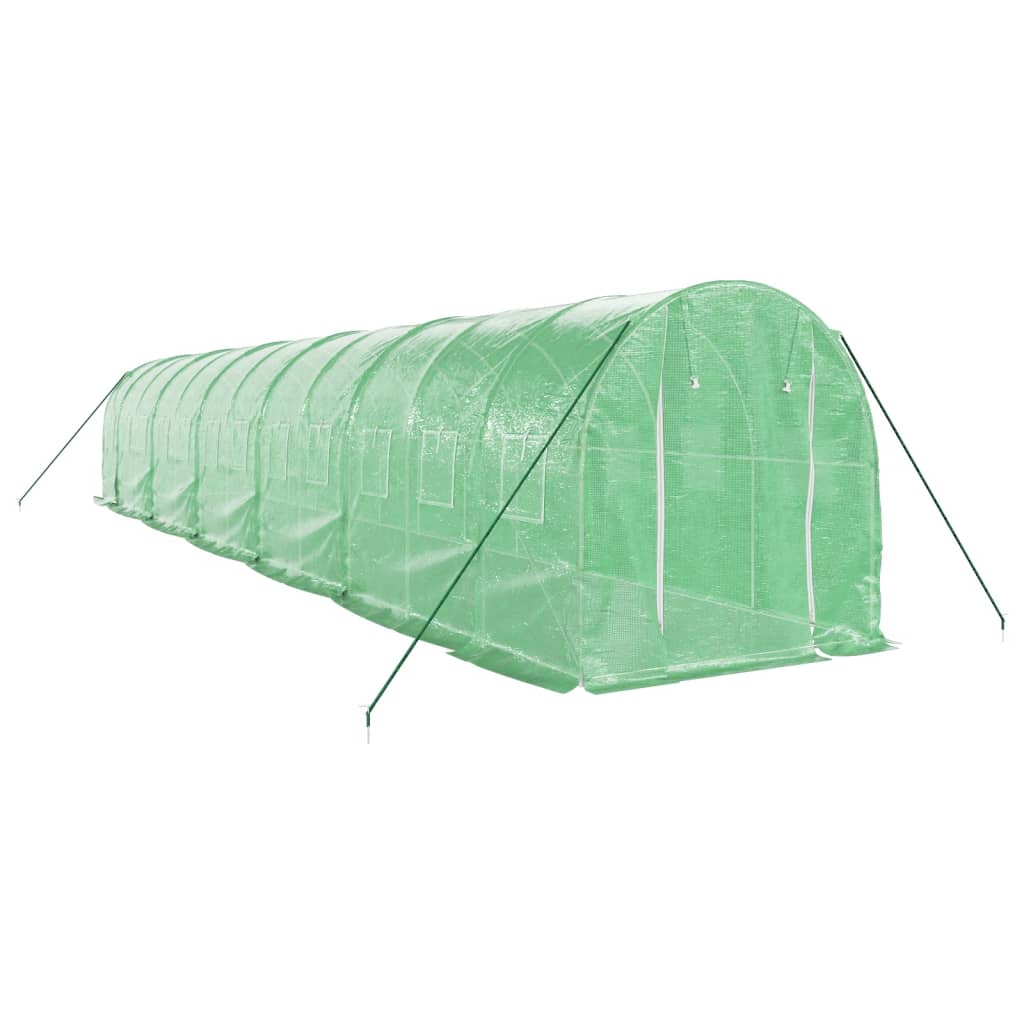 Växthus Med Stålram 24 M²