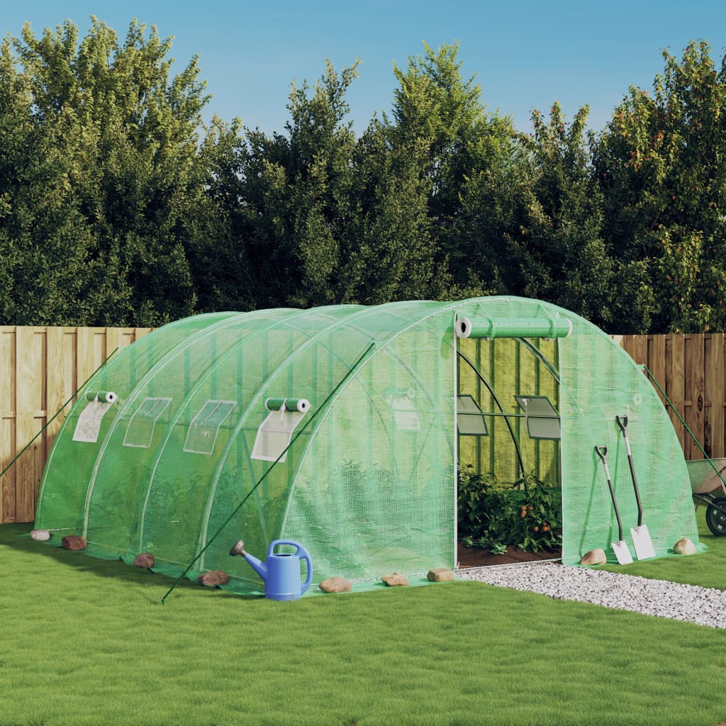 Växthus Med Stålram 16 M²