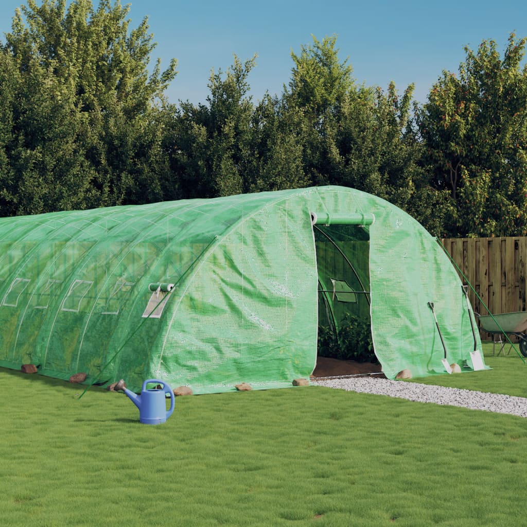 Växthus Med Stålram 80 M²