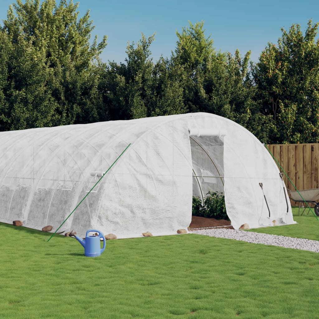 Växthus Med Stålram 40 M²