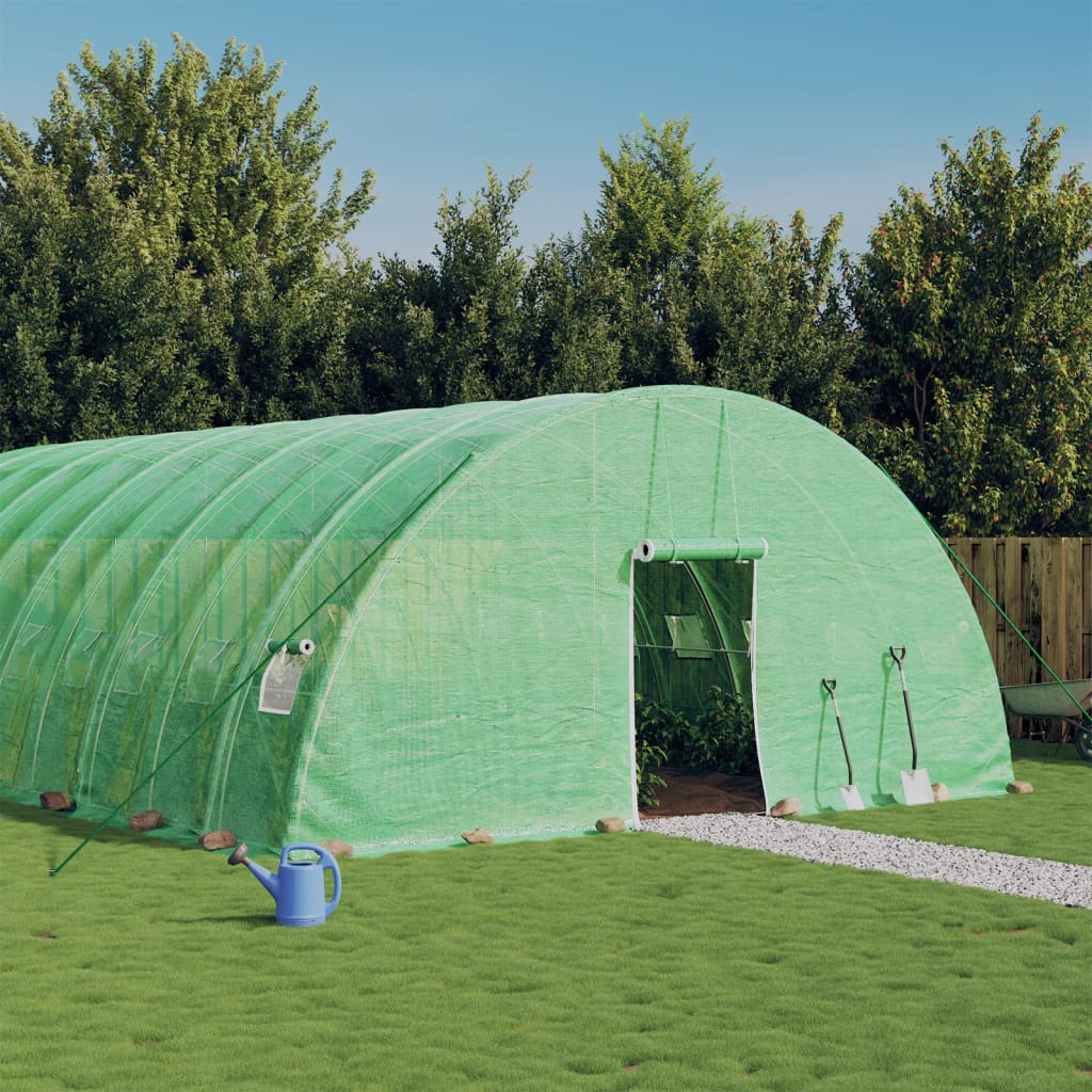 Växthus Med Stålram 48 M²
