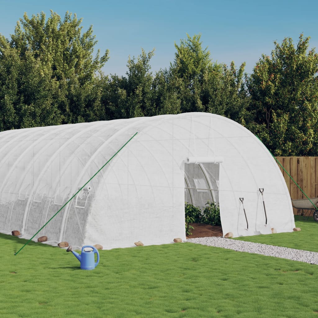 Växthus Med Stålram 144 M²