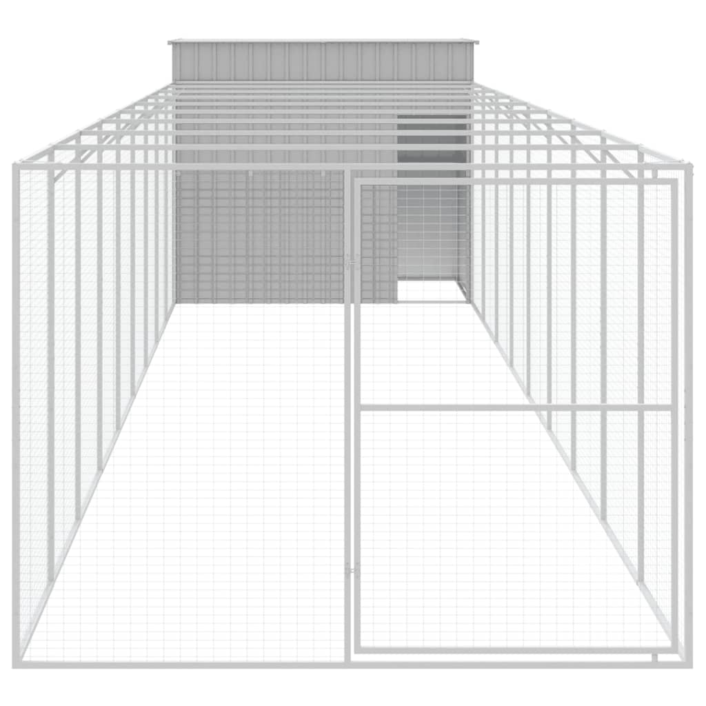 Hundkoja Med Gård Galvaniserat