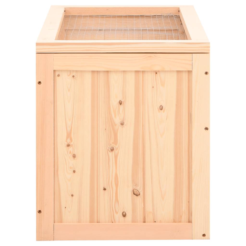 Hamsterbur massivt granträ