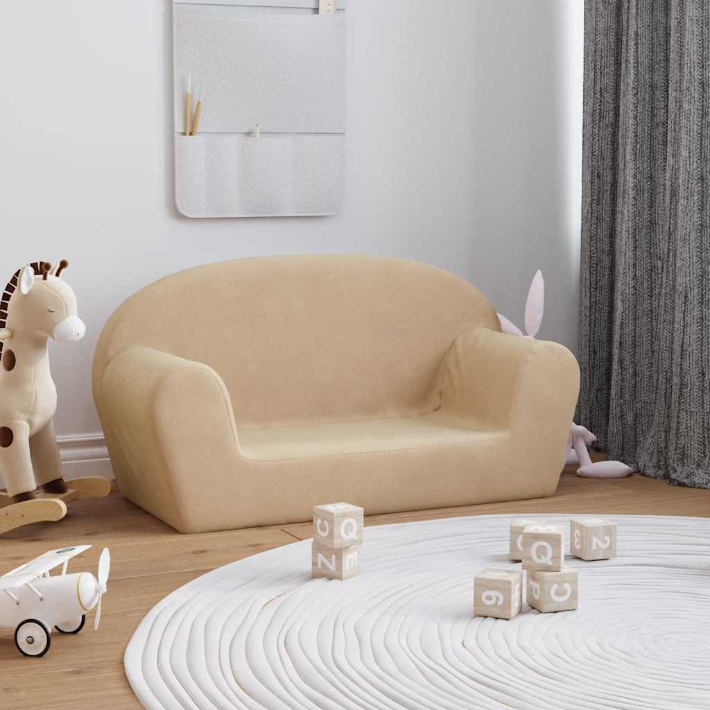 Barnsoffa 2-sits Mjuk Plysch