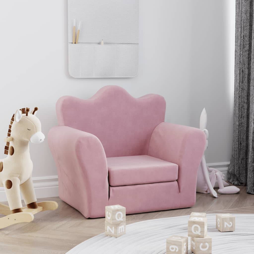 Bäddsoffa för Barn Mjuk Plysch
