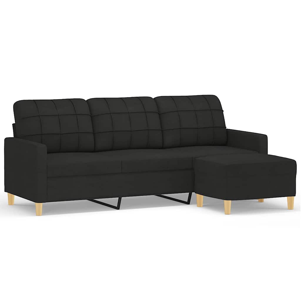 3-sitssoffa Med Fotpall