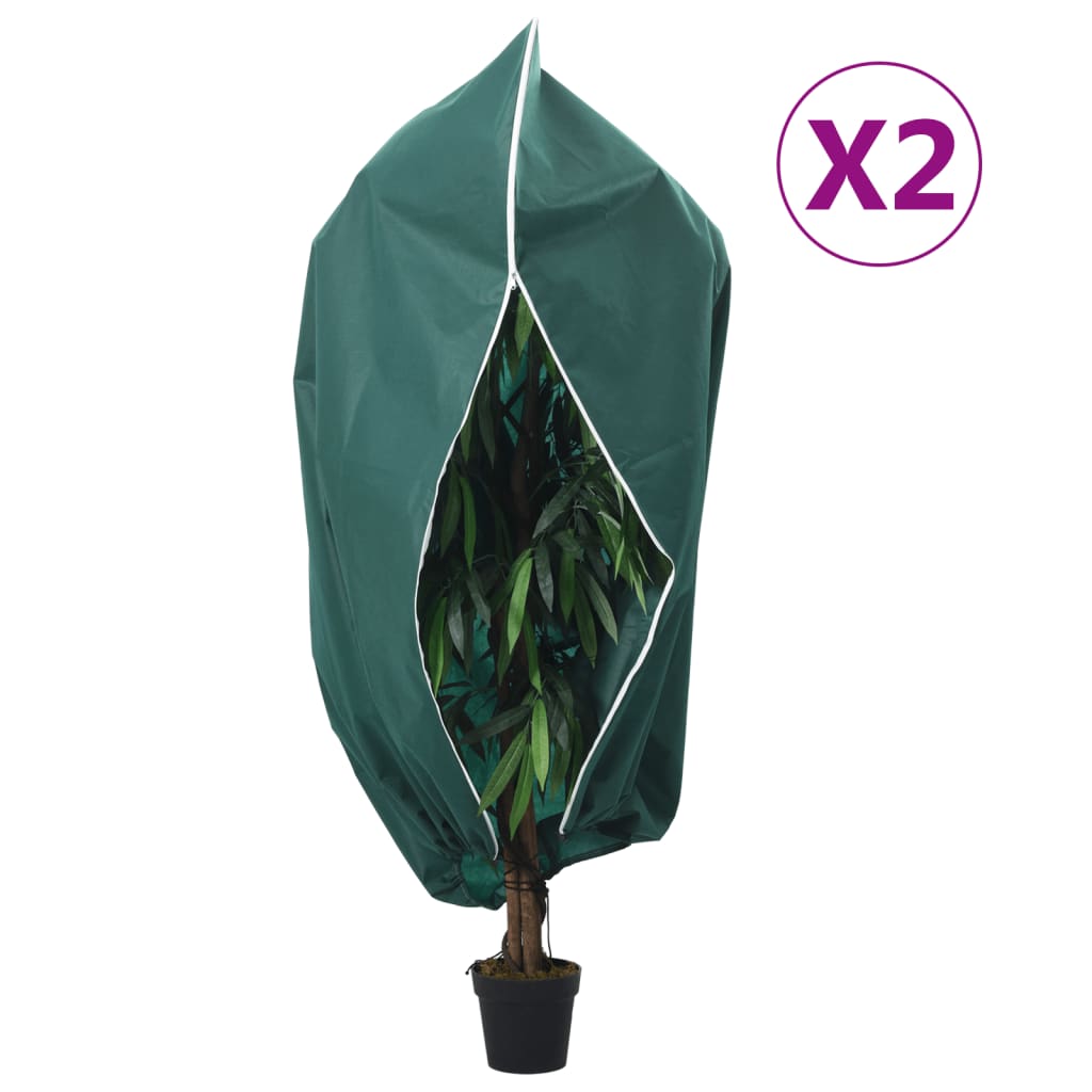Fiberdukar med blixtlås 2 st m²